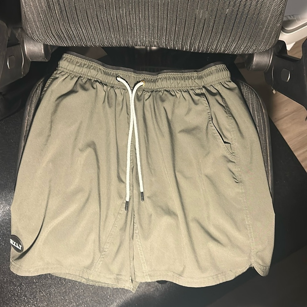 Bylt Basics - Linerless Training Shorts - Size XL - Army Green